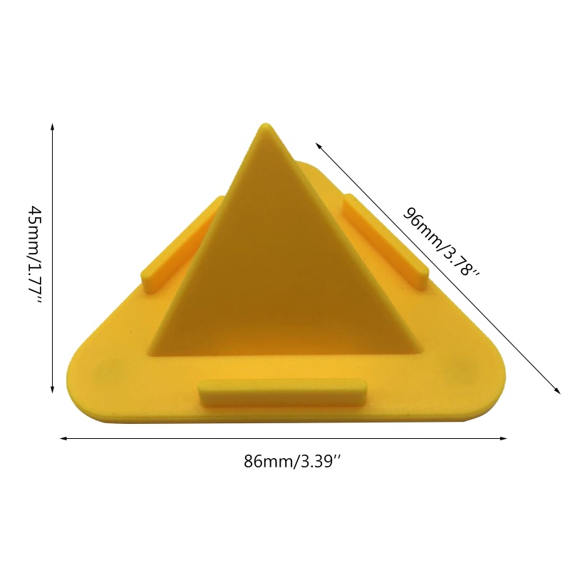 Giá Đỡ Điện Thoại / Máy Tính Bảng Bằng Silicon Hình Kim Tự Tháp Chống Trượt Tiện Dụng Cho Xe Hơi