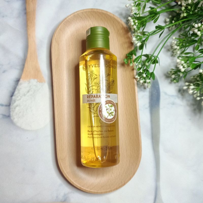 Dầu dưỡng phục hồi tóc hư tổn của Yves Rocher Pháp chai 100ml