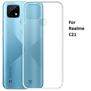 Ốp Realme C21 / Realme C21Y dẻo trong suốt (Loại A)