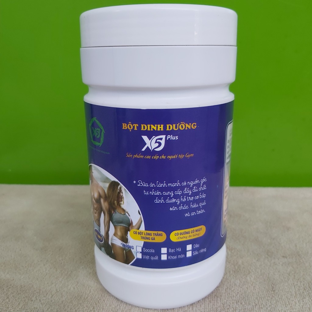 2 Bột dinh dưỡng X5 dành cho người tập gym: Có Lòng Trắng Trứng Đạm Whey Giúp Tăng Cơ, Giảm Mỡ