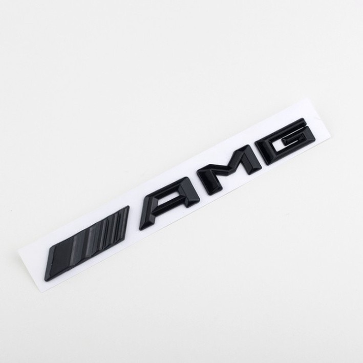Sản Phẩm Decal tem chữ hợp kim inox AMG dán xe đuôi ô tô G40613 .