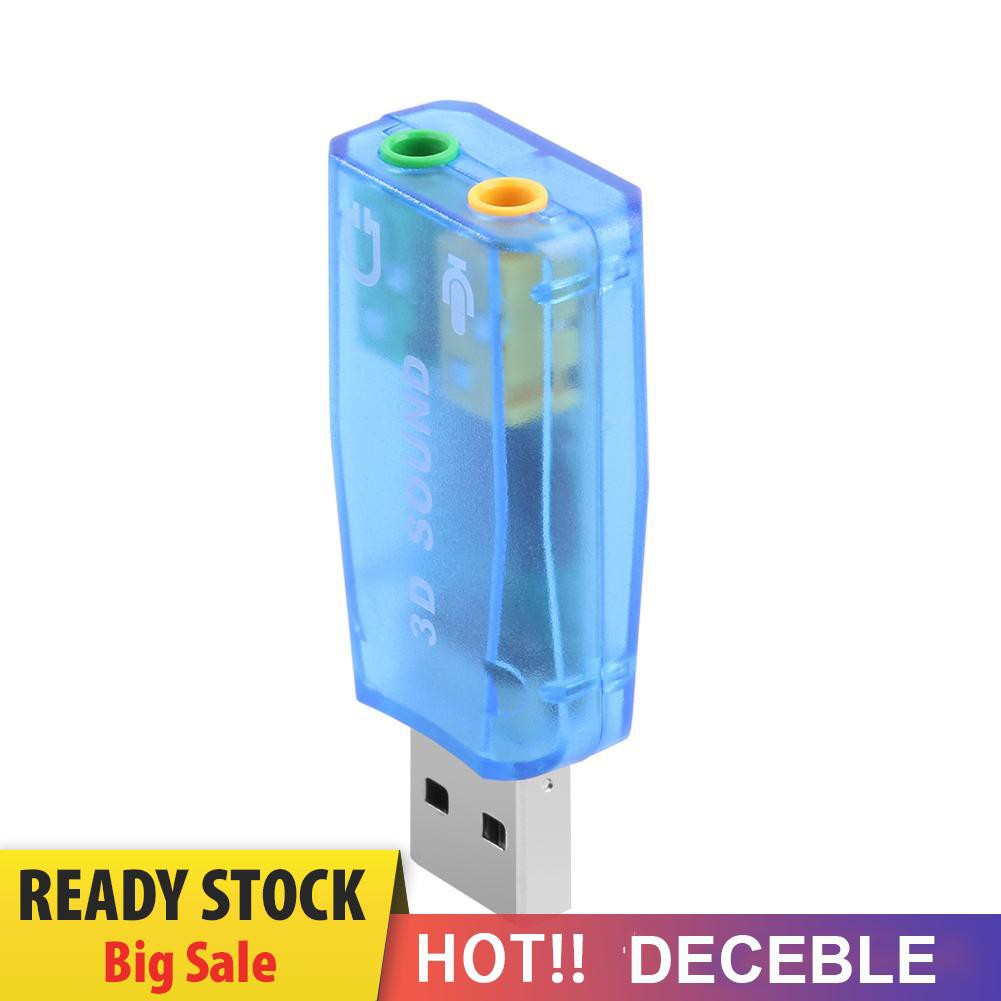 Usb Âm Thanh 3d Cho Máy Tính