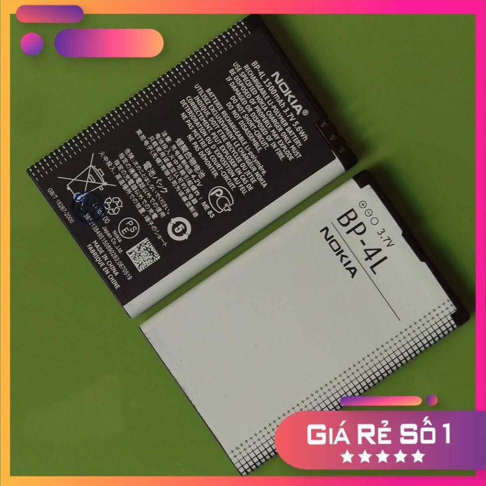 Sale giá rẻ Free ship  Pin Nokia BP - 4L.Dung Lượng 1500 mAh_ Cho Nokia E71, E72, E90, 6760, E52, E6