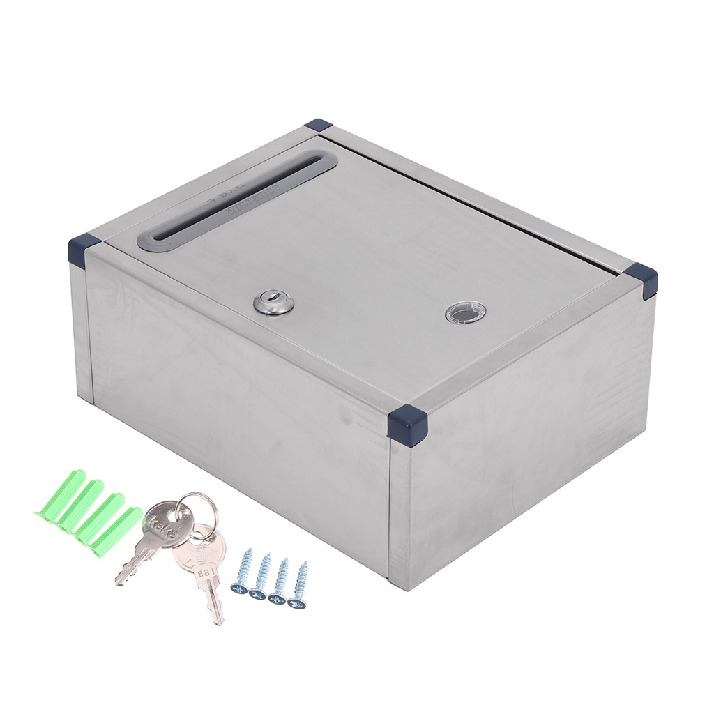 Hộp Thư Bằng Thép Không Gỉ Có Khóa Hình Tờ Báo