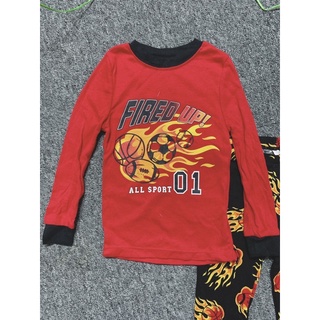 [THANH LÝ]- Bộ ngủ (sleepwear) bóng lửa size 3y-12y (12-27kg)