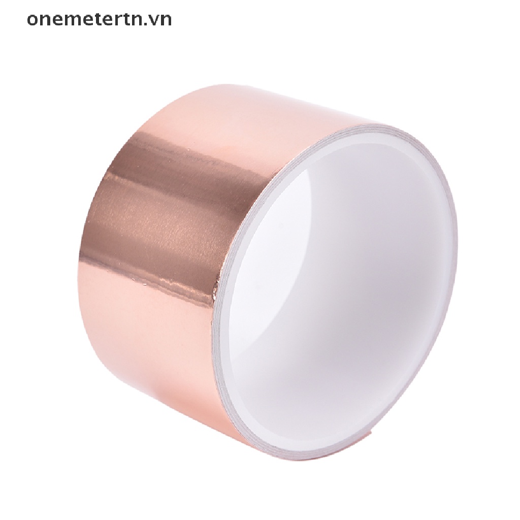 onemetertn  50mm x 3m EMI Copper Foil Shielding Tape Conductive Self Adhesive Barrier GuitarNew  VN