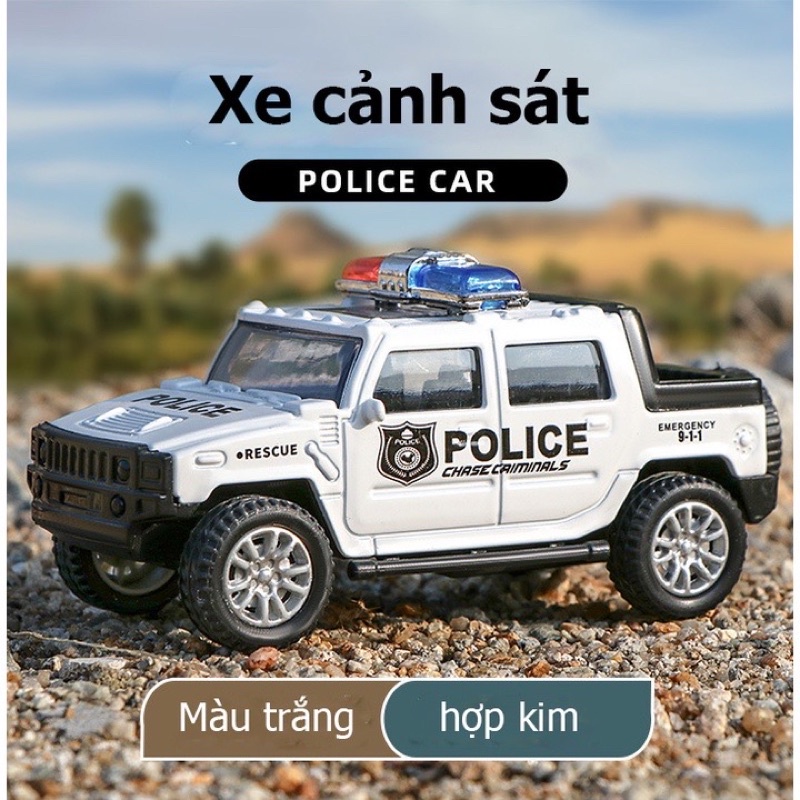 Xe đồ chơi địa hình cảnh sát, cho bé
