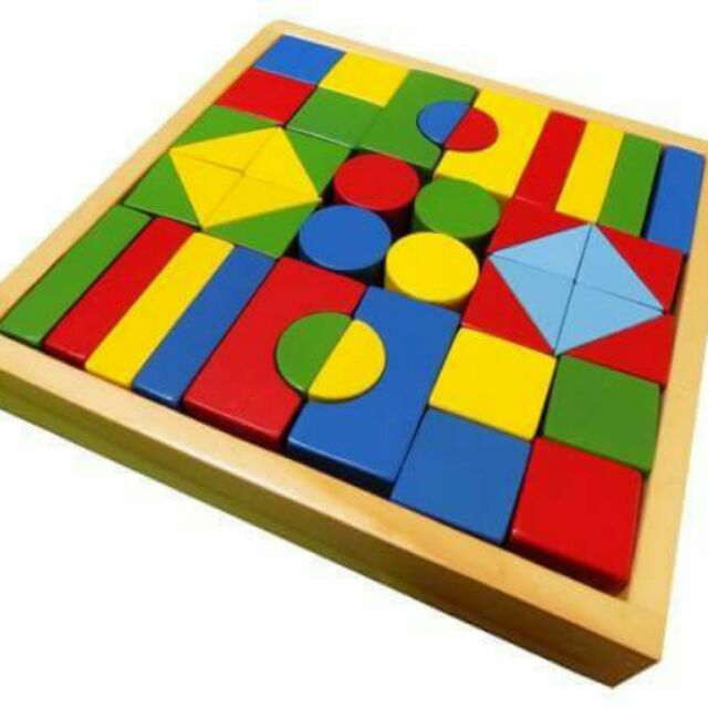 Bộ xếp hình gỗ 44 CT Edugames