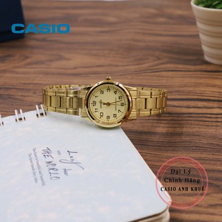 Đồng hồ nữ dây thép Casio LTP-V001G-9BUDF