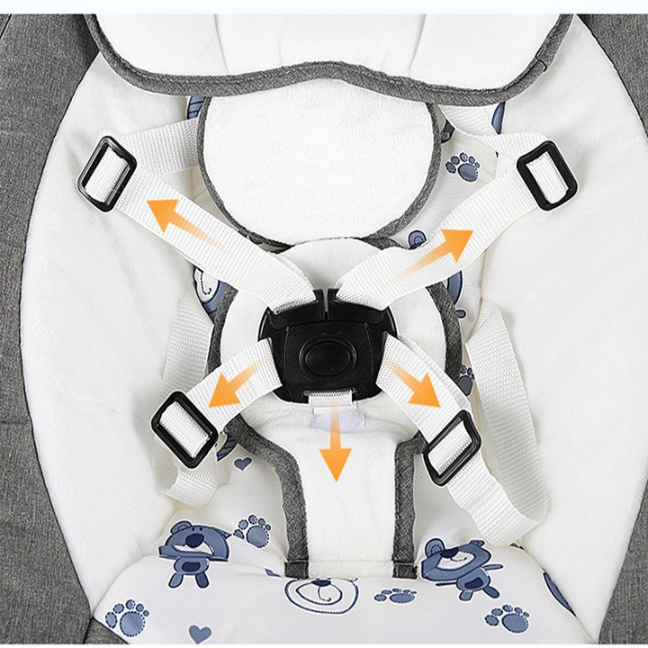 Nôi điện cho em bé tự động đu đưa, võng cho bé, cũi điện cho bé, có điều khiển