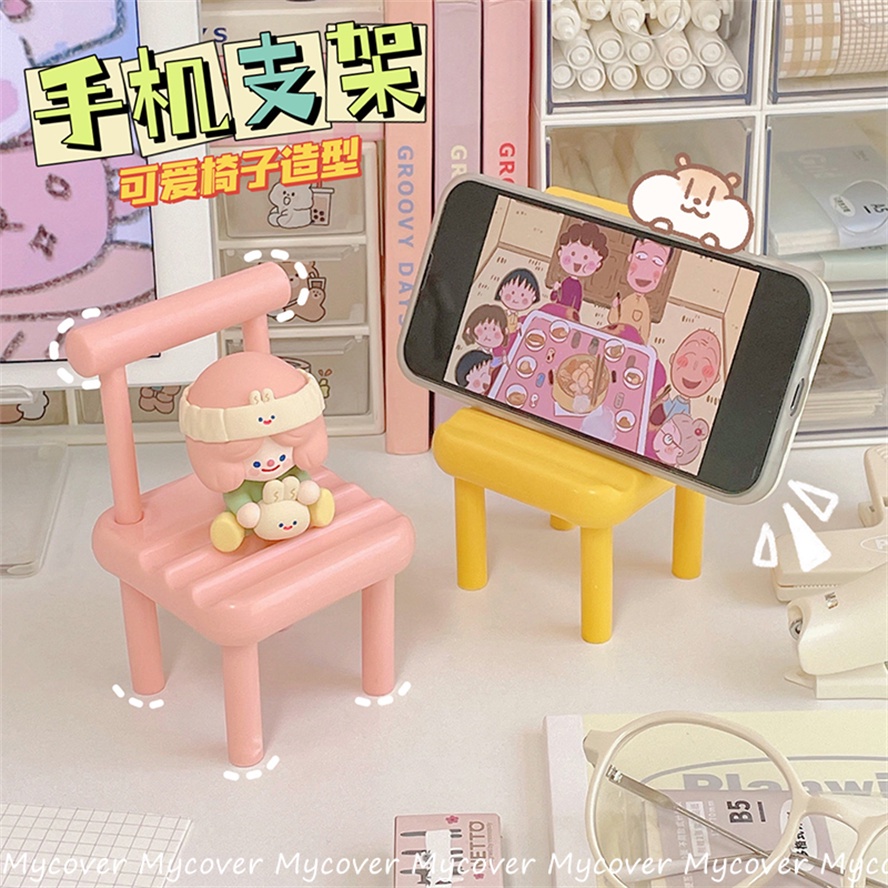 Giá Đỡ Điện Thoại Hình Búp Bê Hoạt Hình Mini Thông Dụng