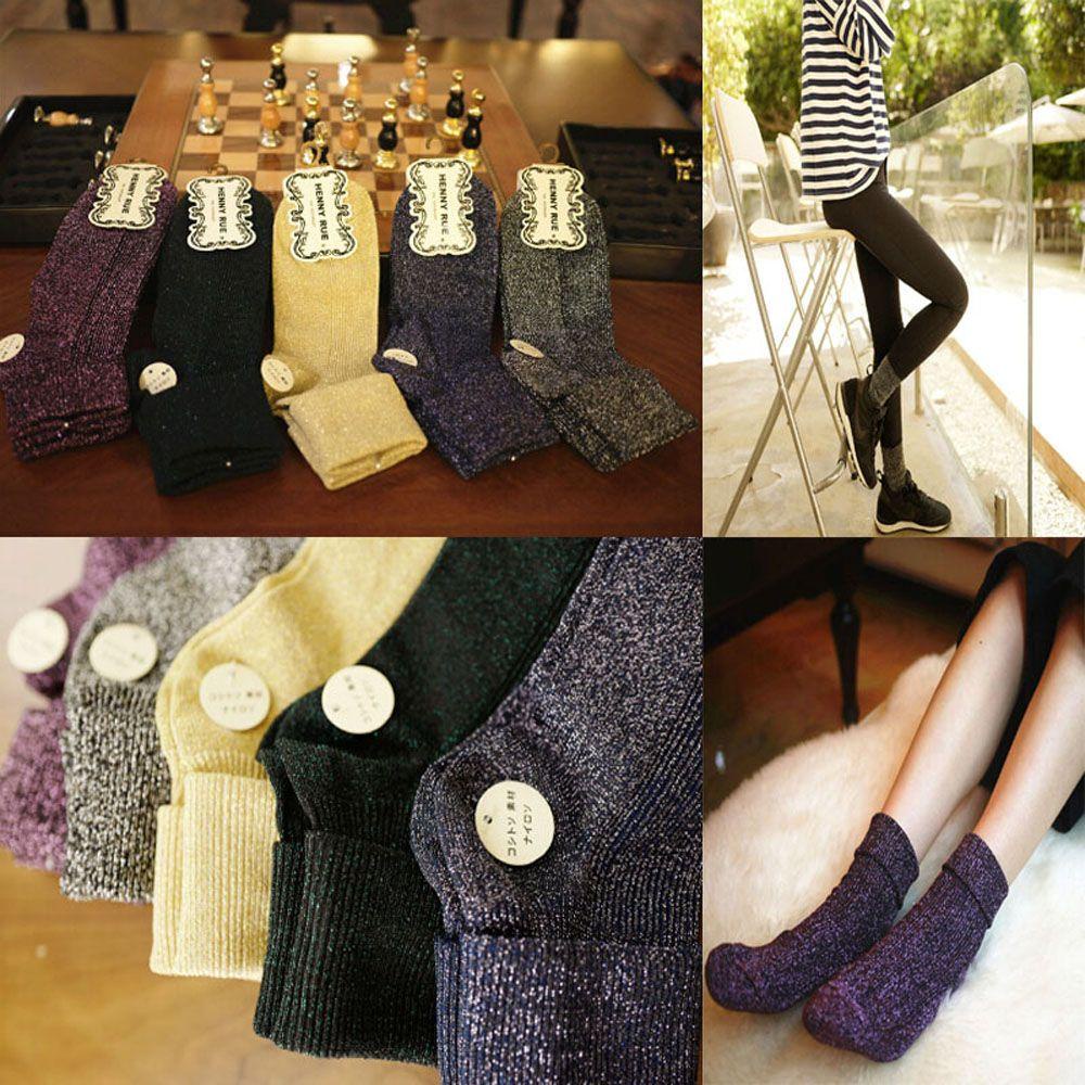 Vớ Cotton Giữ Ấm Một Kích Thước Mẫu Mới Nhiều Màu Sắc