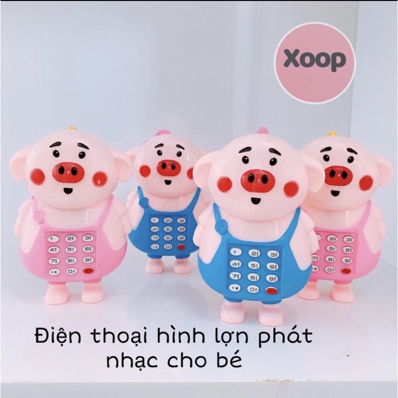 ĐIỆN THOẠI HEO HỒNG ĐÁNG YÊU CHO BÉ