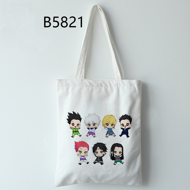 Hunter X Hunter Anime Túi Vải Hoạt Hình Thời Trang Mua Sắm Túi Sách Đi Học