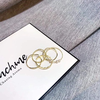 Set 5 nhẫn thời trang cá tính