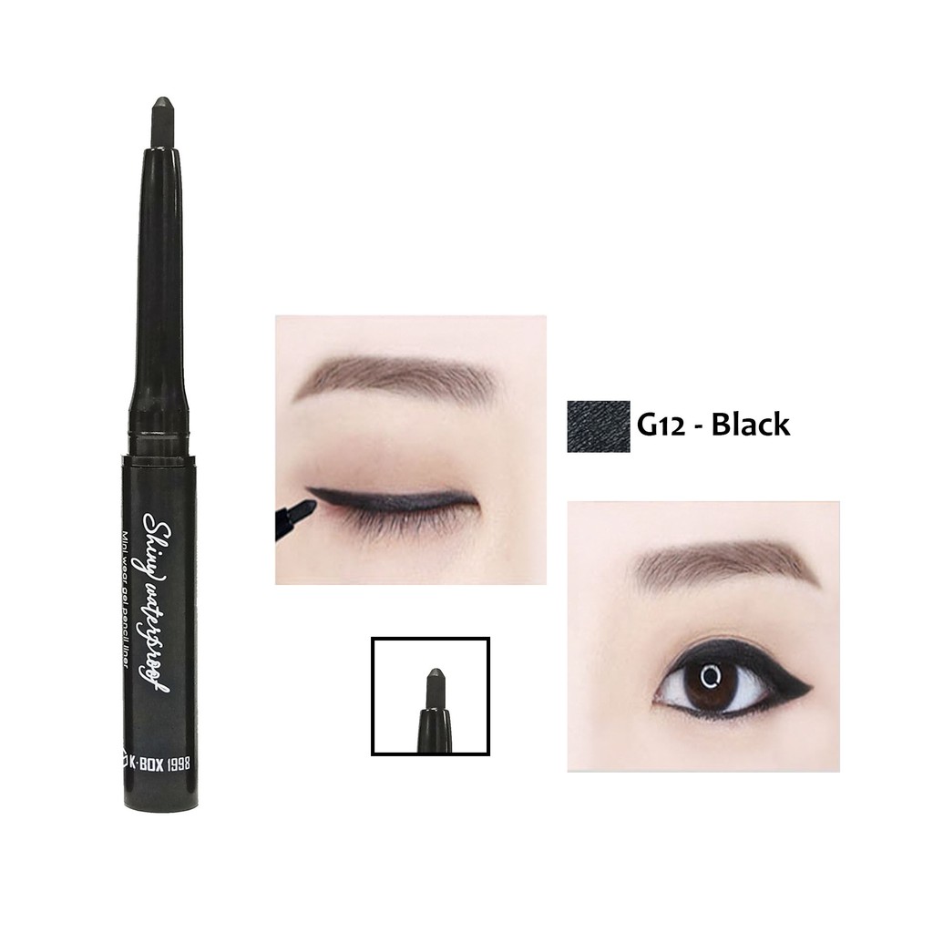 Combo 5 màu Chì Kẻ Mắt Shiny Waterproof siêu bám nội địa Hàn Quốc