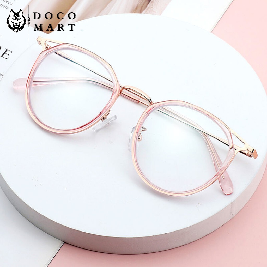 Gọng kính cận nam nữ DOCO MART M530 mắt kính cận tròn càng kim loại cao cấp không gỉ | BigBuy360 - bigbuy360.vn