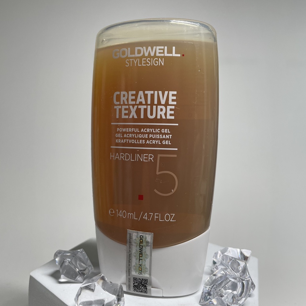 🇩🇪Goldwell🇩🇪 Gel mật tạo kiểu siêu cứng Hardliner 5 Creative Texture Goldwell 150ml