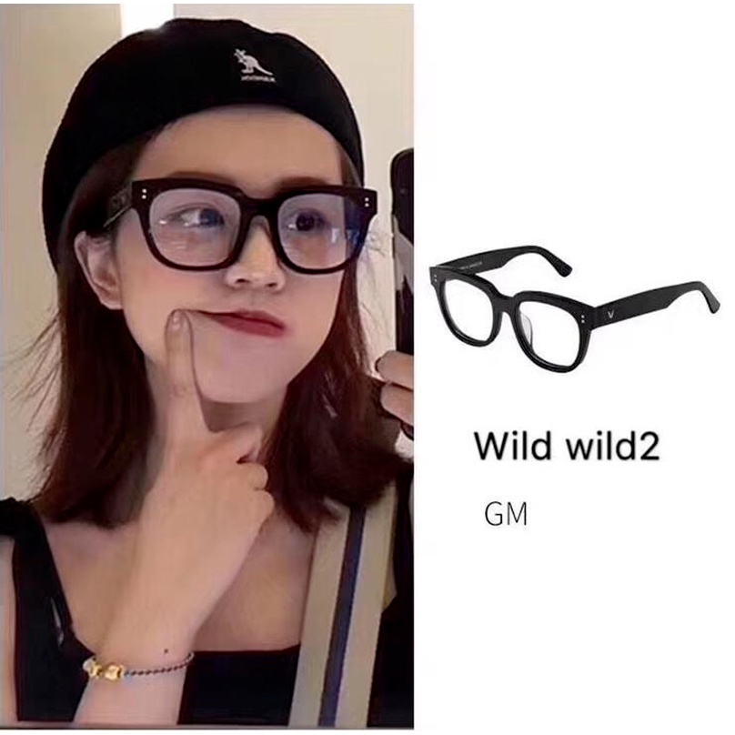 (AIMURUSI) COD Mắt Kính Chống Tia Sáng Xanh Gọng Lớn Phong Cách Cổ Điển Thời Trang Unisex