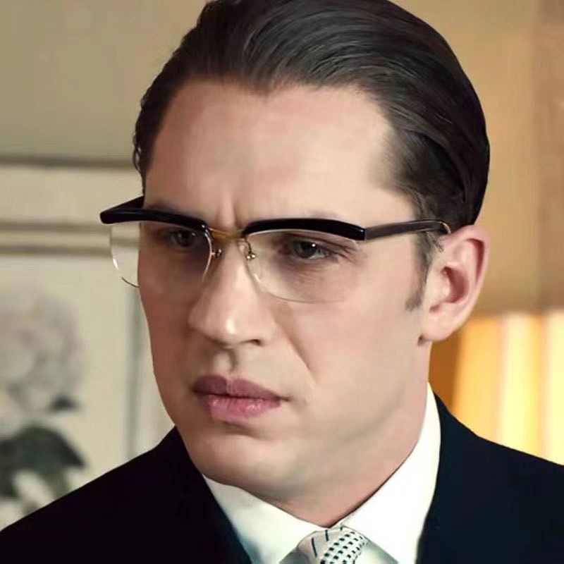 Kajila Kính Mắt Chống Ánh Sáng Xanh Hình Tom Hardy Với Nửa Gọng Có Thể Được Trang Bị Với Độ Cận Thị