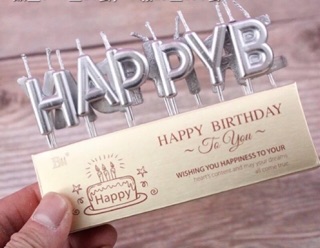Nến chữ happy birthday
