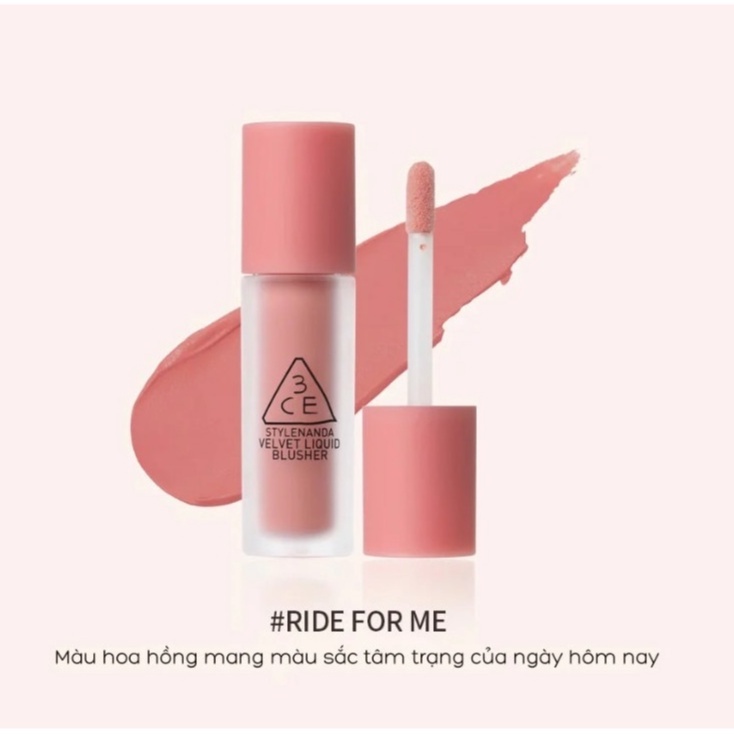 Má Hồng Dạng Kem 3CE velvet Liquid Blusher