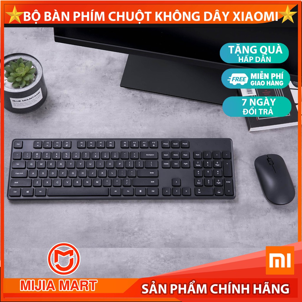 ✅ Bộ bàn phím chuột không dây XIAOMI WXJS01YM hỗ trợ cả windows và macos.