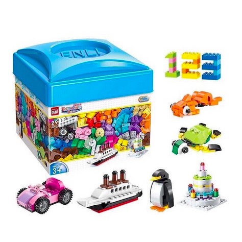 LeGo 460 Chi Tiết Cao Cấp ENLI - Bộ Lego Lắp Ghép Sáng Tạo - Đồ Chơi Xếp Hình Cho Bé, Gồm Sổ Hướng Dẫn - Dreamworld