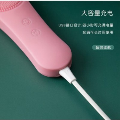 Máy rửa mặt mini cầm tay massage làm sạch sâu ngừa mụn tiện lợi mang theo khi đi du lịch