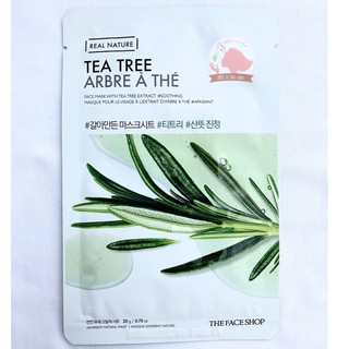 MẶT NẠ TRÀM TRÀ NGỪA MỤN THE FACE SHOP REAL NATURE