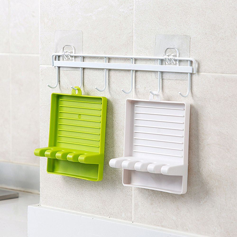 Giá Đỡ Muỗng Nắp Nồi Gắn Tường Tiện Lợi