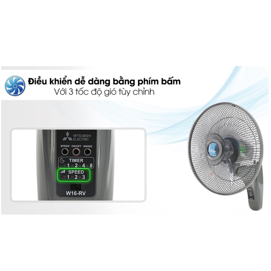 Quạt treo tường Mitsubishi W16-RA