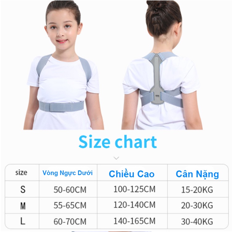 Đai Chống Gù Lưng Dành Cho Người Lớn Và Trẻ Em Có Nẹp - Chính Hãng miDoctor - Mã mi04