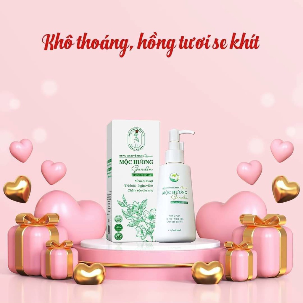 Dung dịch vệ sinh phụ nữ Thanh Mộc Hương chiết xuất trầu không trà xanh, giảm viêm, ngứa, an toàn cho cả mẹ bầu 150ml