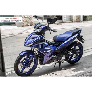 Tem trùm exciter 150 xanh dương GP, độ team decal xe ex dán đời 2015-2020
