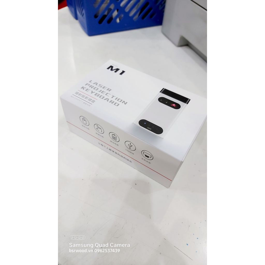 Bàn phím laser bluetooth không dây Model M1 Kết nối Điện Thoại Thông Minh/Máy Tính Bảng/Laptop