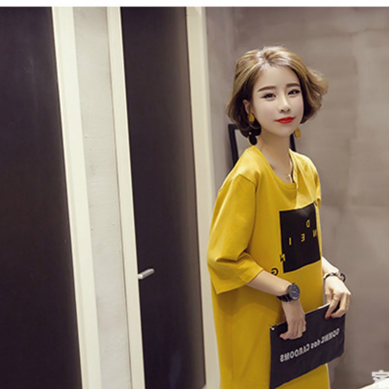 Áo thun nữ dáng rộng tay lững thời trang phong cách Hàn Quốc