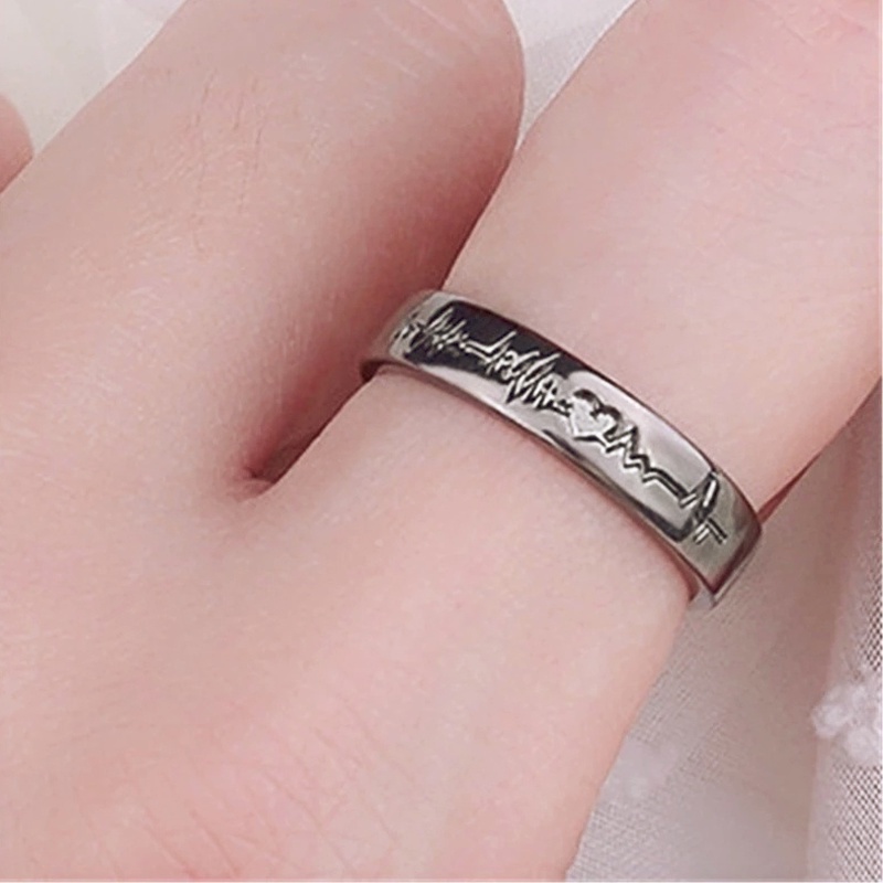 Set 2 Nhẫn Thời Trang Hàn Quốc Cho Cặp Đôi