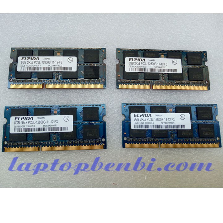 Ram Laptop zin tháo máy 8GB DDR3L Bus 1600MHz | Ram laptop PC3L 12800s