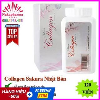 Viên Uống Collagen Sakura Của Nhật 60.000mg - Viên Uống Làm Đẹp Da, Chống Lão Hoá