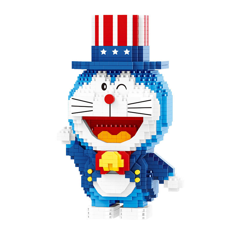 Bộ Đồ Chơi Lắp Ráp Mô Hình Doraemon Sáng Tạo Cho Bé