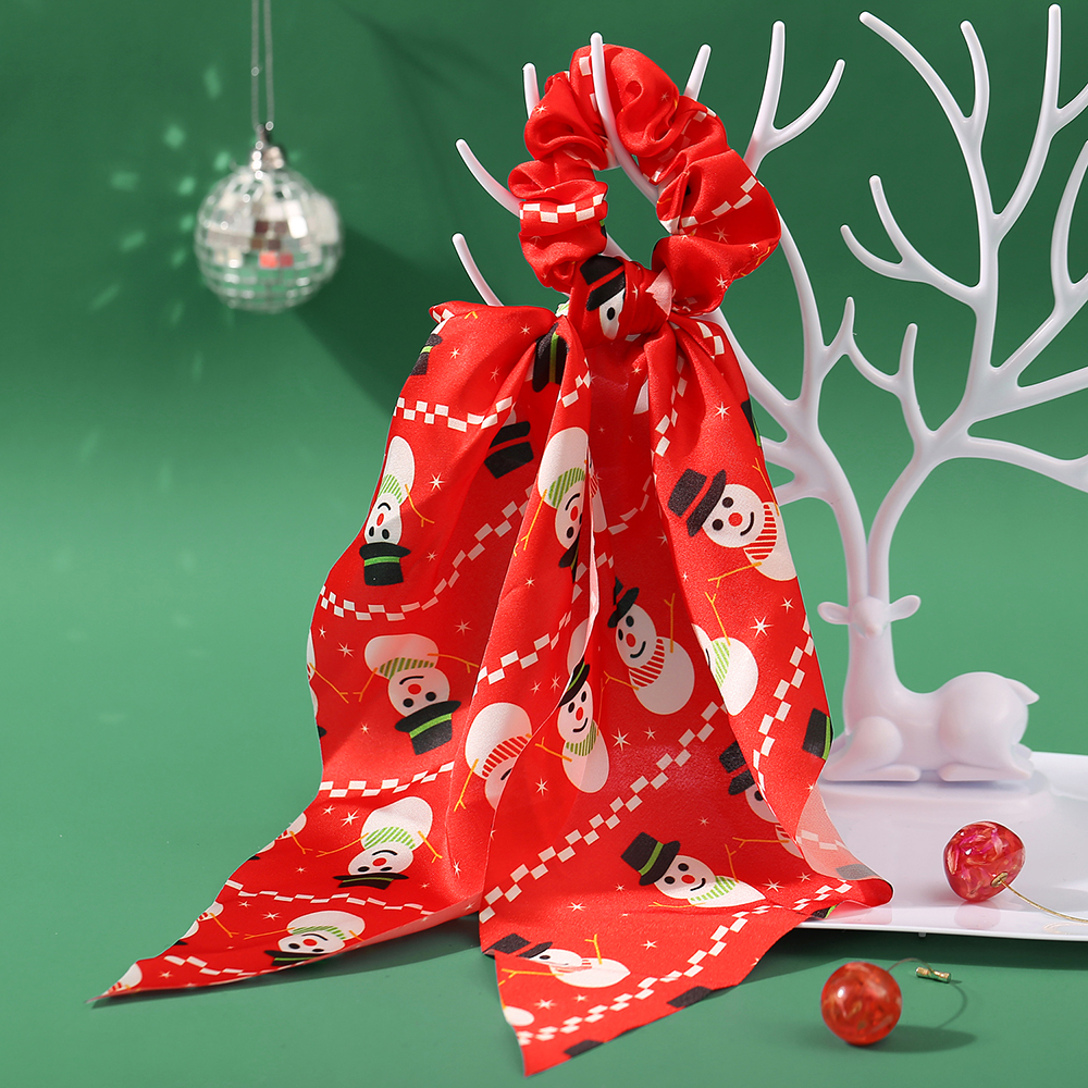 Dây Buộc Tóc Hishop Chủ Đề Giáng Sinh In Hình Tuần Lộc / Hoa Tuyết Dành Cho Nữ