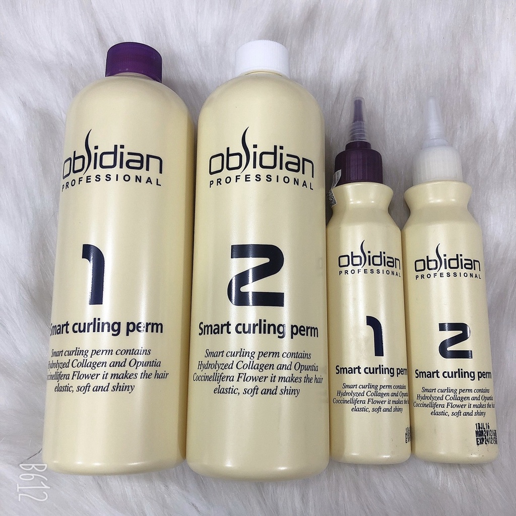 Bộ sản phẩm uốn tóc hàn quốc 3D Obsidian 100ml và 500ml