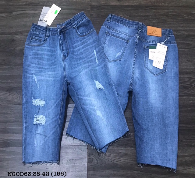Bigsize Quần jean ngố NGOD63 (32-42)