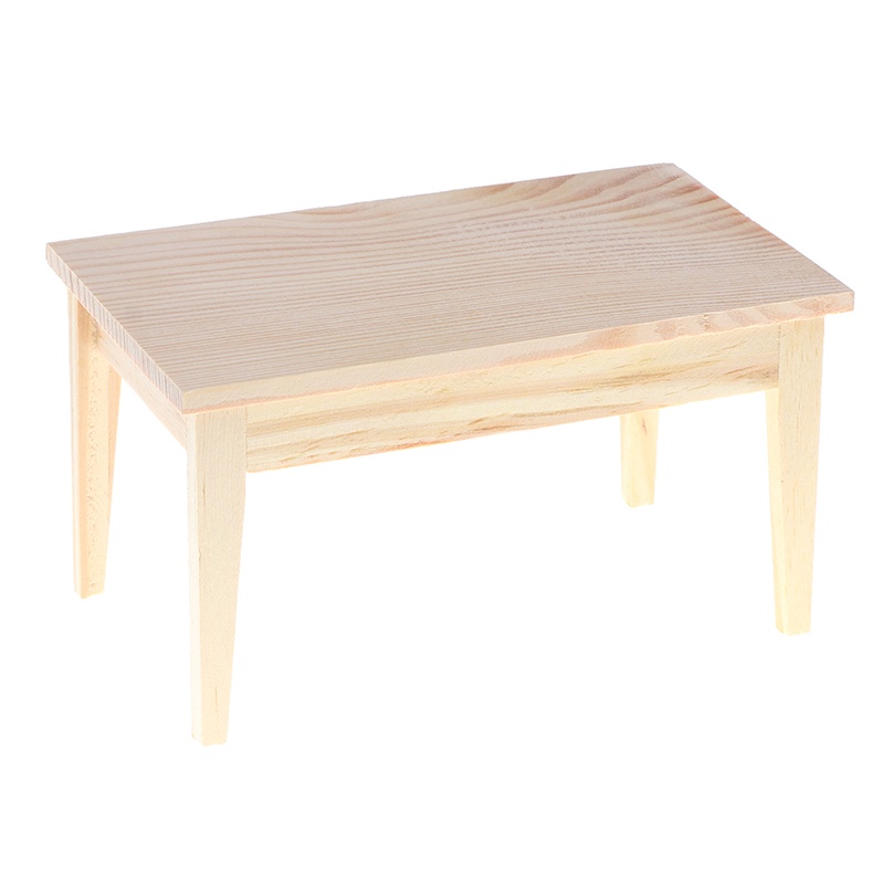 Bộ 2 Bàn Ăn Mini Tỉ Lệ 1 / 12 Trang Trí Nhà Búp Bê