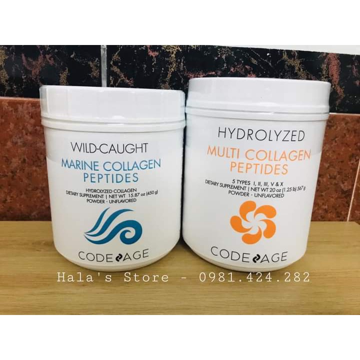 Collagen Peptides CodeAge dưỡng da chống lão hóa