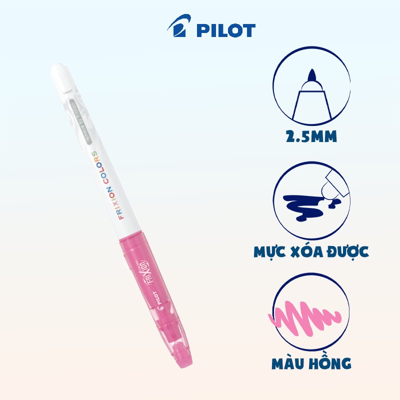 Bút dạ quang Pilot Frixion Colors dạ quang xóa được