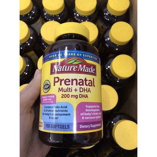 Prenatal multi + DhA 200mg Nature made 150v