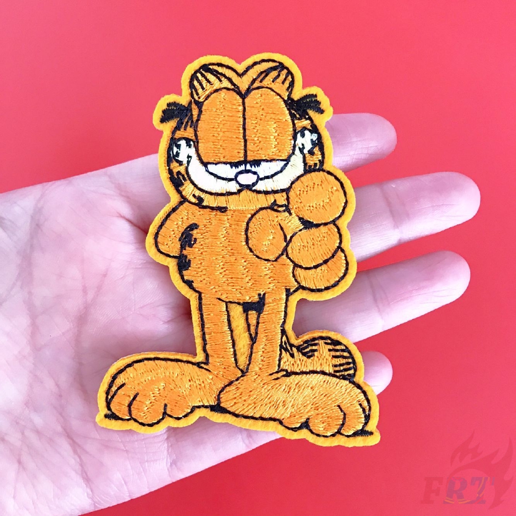 Hoạt Hình 1 Sticker Ủi Thêu Hình Mèo Garfield (Garfield - Series 02)