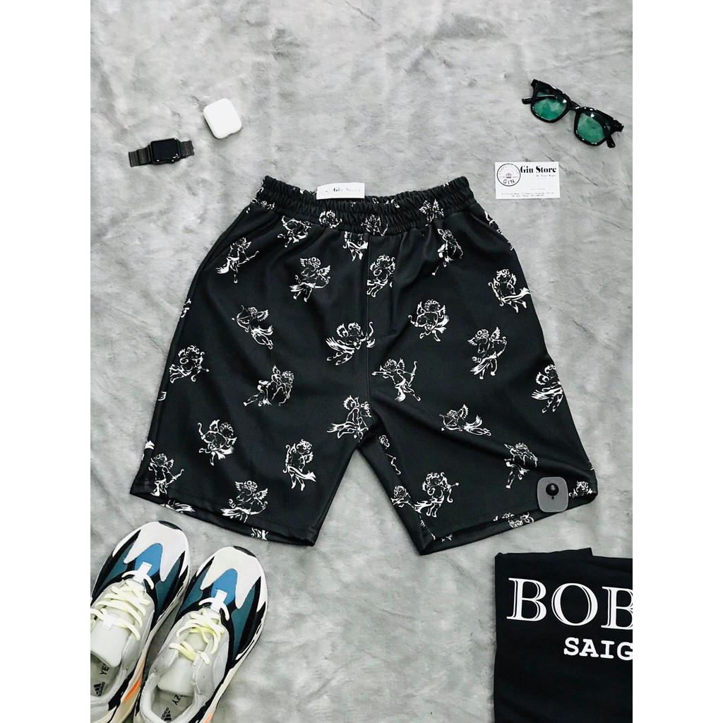 Quần short nỉ BOBUI Unisex - Gin Store